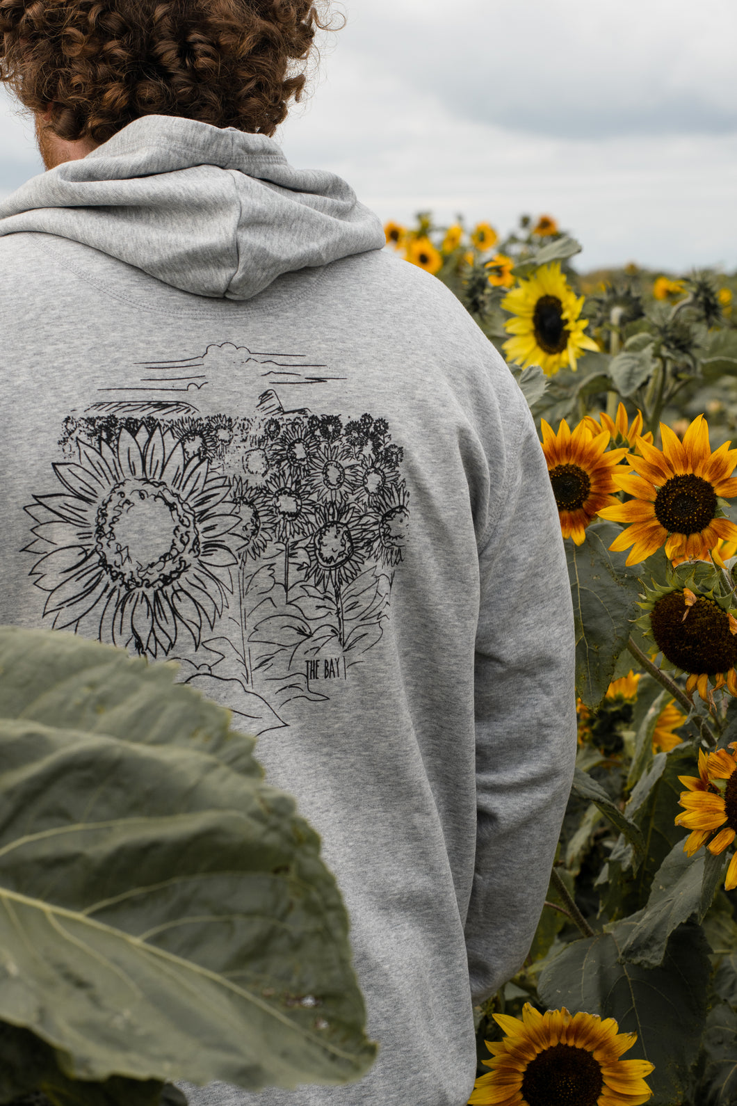 Rhossili Sunflowers Hoodie